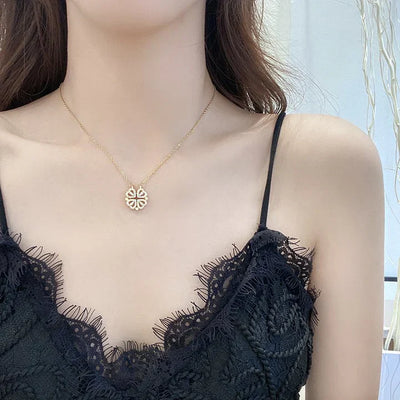 Amora Quadrifolia Necklace Gold