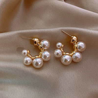 Elegant Handcrafted Pearl Earrings