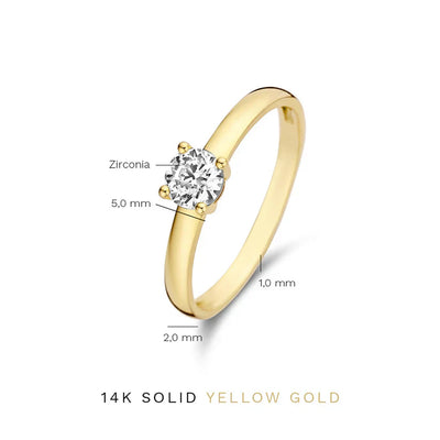 Mira Castelle Ring Gold