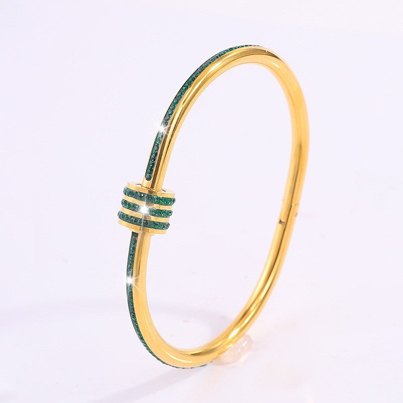 Tessandra Virelli Bracelet Green Gold