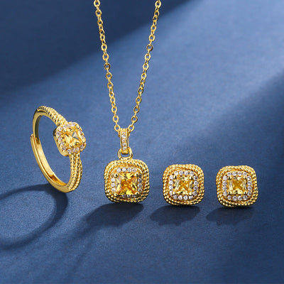 Cassane Gold Jewelry Set