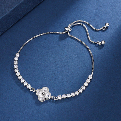 Aria Clover Charm Set Silver