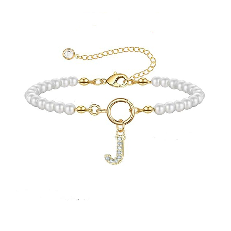 Auden Clé Letter Bracelet Gold
