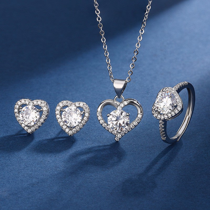 Lysanthe Silver Jewelry Set
