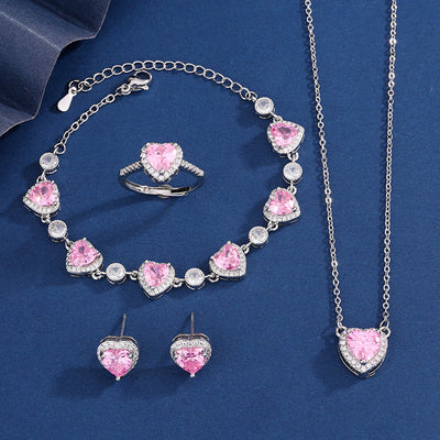 Amour Silver Jewelry Set
