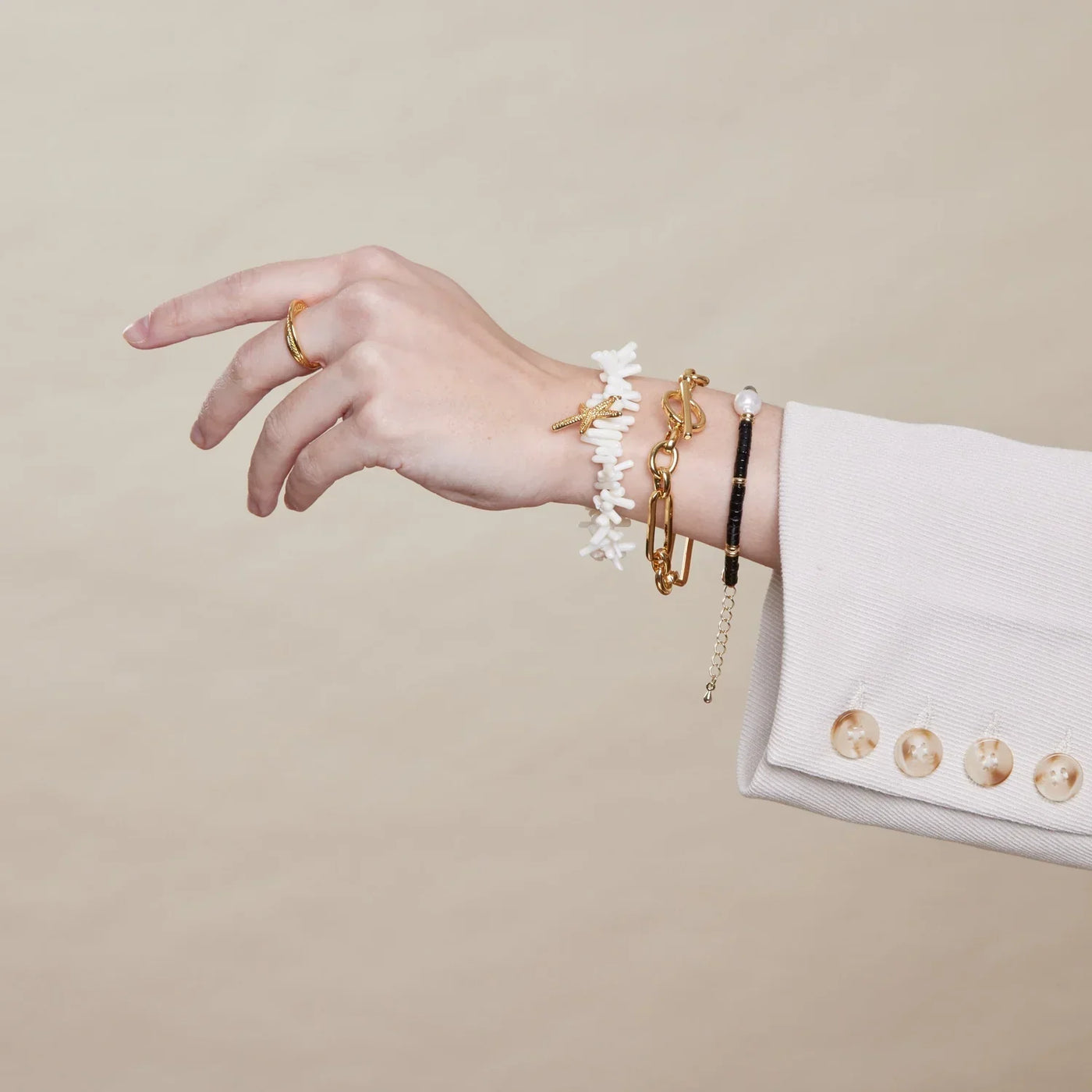 Link T-Bar Bracelet Silver