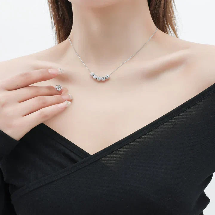Serena Granata Necklace Silver