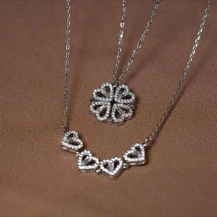 Amora Quadrifolia Necklace Silver