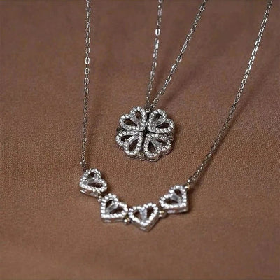 Amora Quadrifolia Necklace Silver