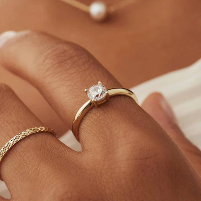 Mira Castelle Ring Gold