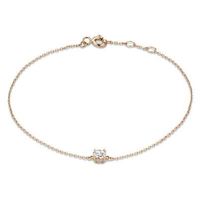 Cléa Moissanite Stone Bracelet Silver