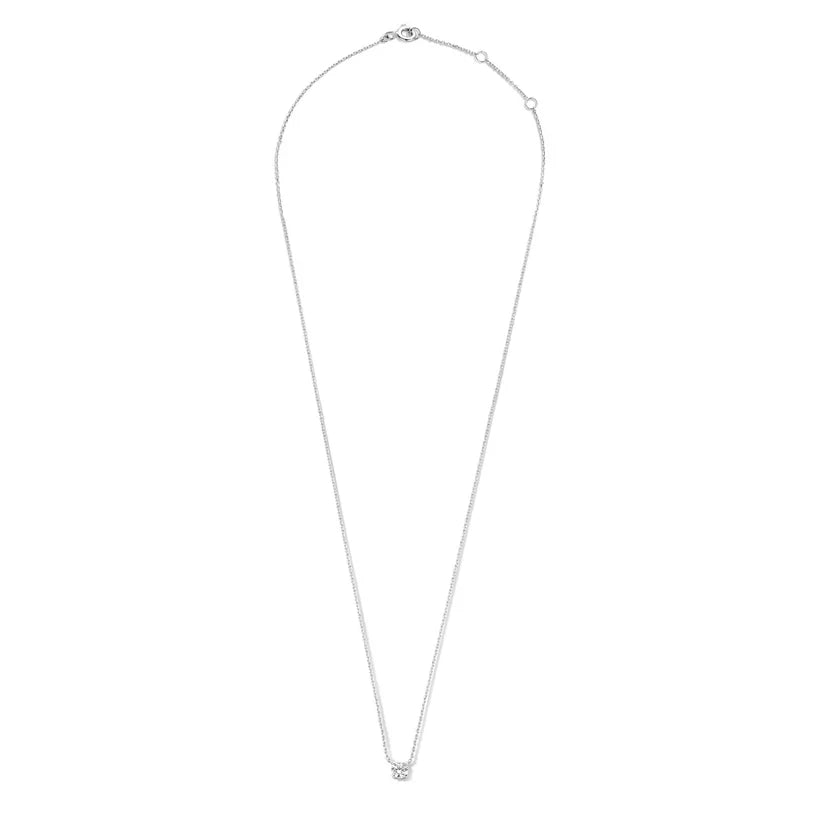 Cléa Moissanite Stone Necklace Silver